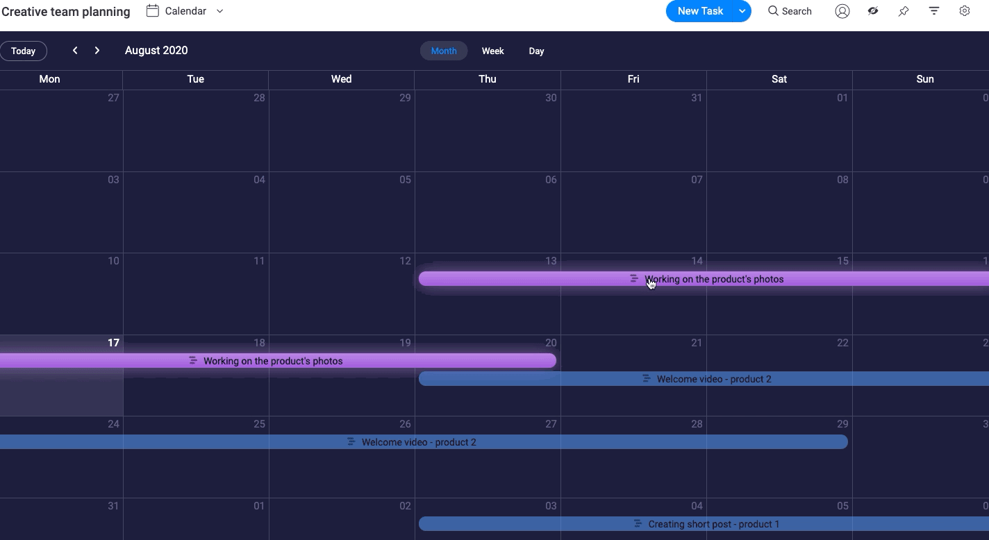 Creative Processes Template Monday